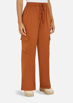 Yumi Orange Cargo Trousers