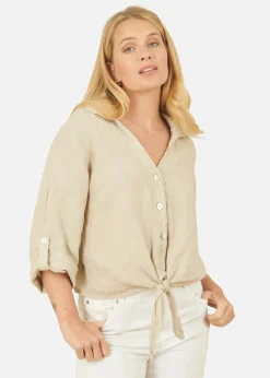 Yumi Stone Italian Linen Shirt
