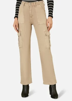 Yumi Stone Stretch Cargo Canvas Stretch Pants